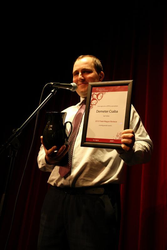 Demeter Csaba lett 2010 Fiatal Magyar Borásza