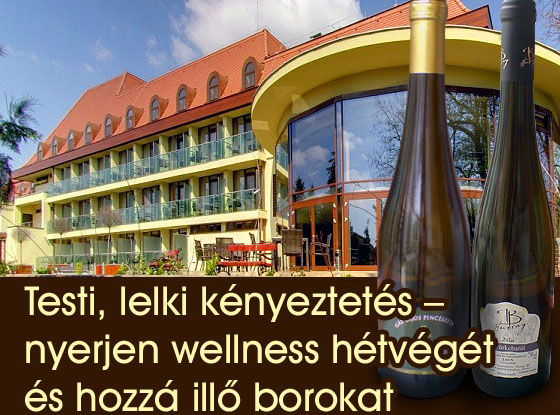 Wellnesshétvégét és borokat nyert két olvasónk