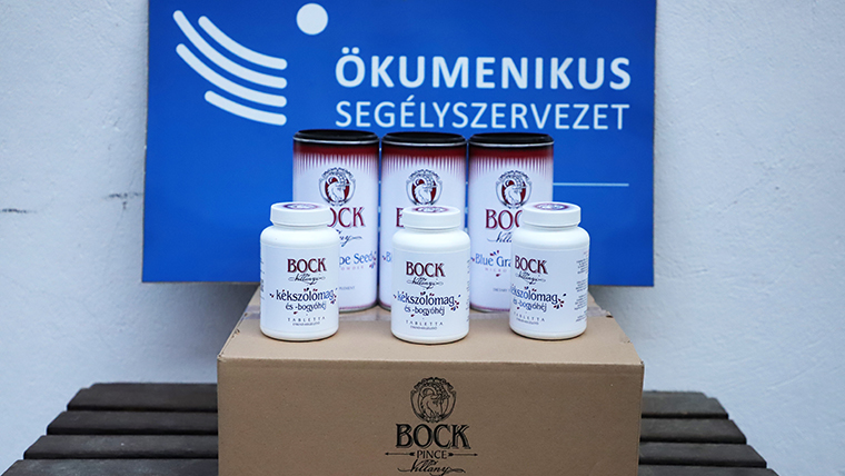A Bock Borászat adománnyal segít a bajban