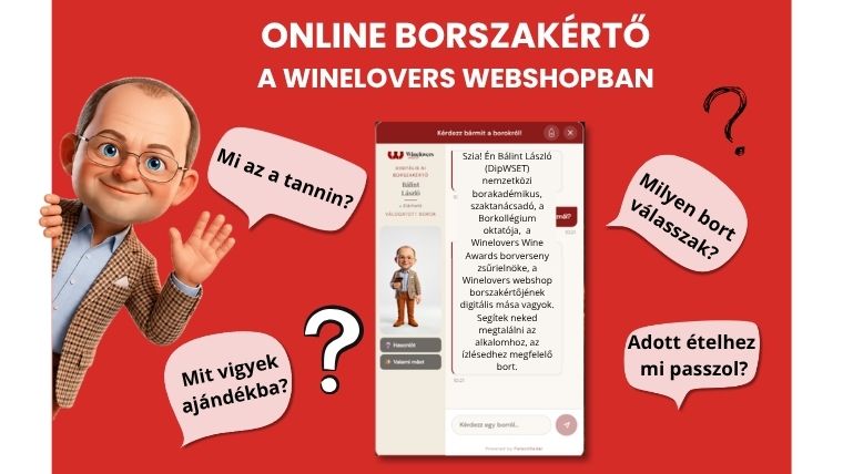 AI borszakértő segít bort választani – a magyar boros webshopok között elsőként érkezik a Winelovers új fejlesztése