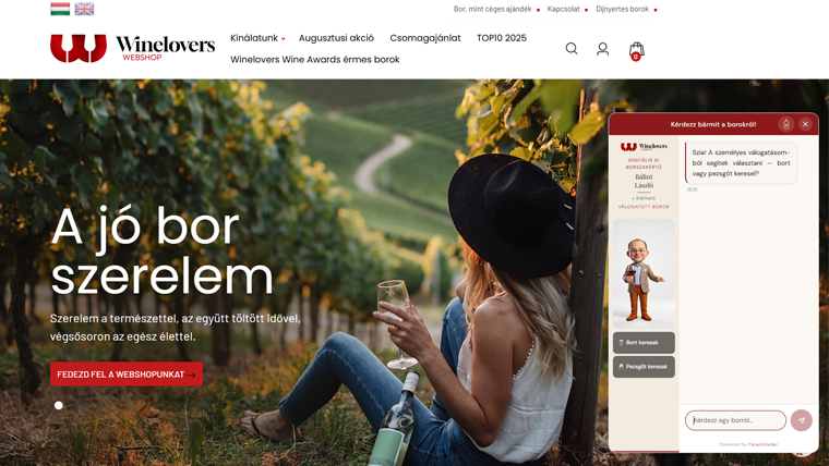 AI borszakértő segít bort választani – a magyar boros webshopok között elsőként érkezik a Winelovers új fejlesztése