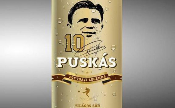 Így néz ki a Puskás sör!