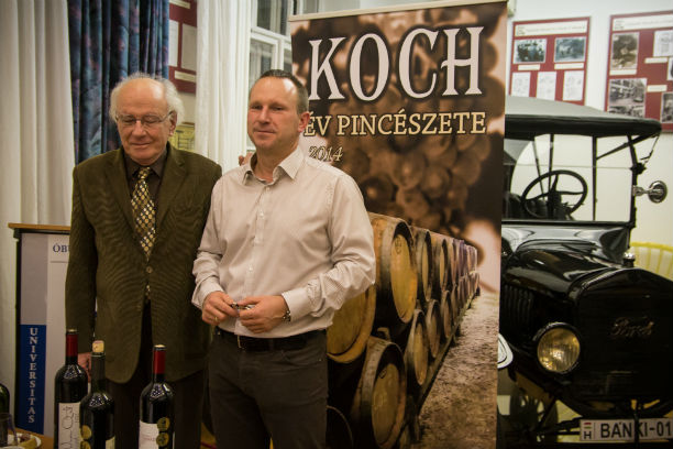 Koch borokat kóstolhattak az Óbudai Egyetem Bánki karán