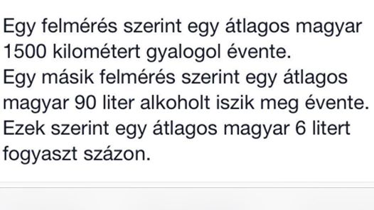 Egy átlagos magyar 6 litert fogyaszt százon!