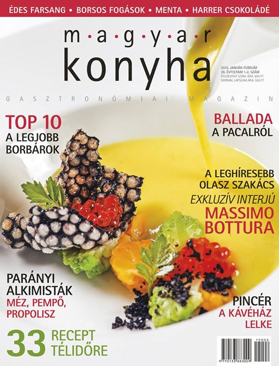 A legjobb borbárokat gyűjtötte össze a ma megjelenő Magyar Konyha