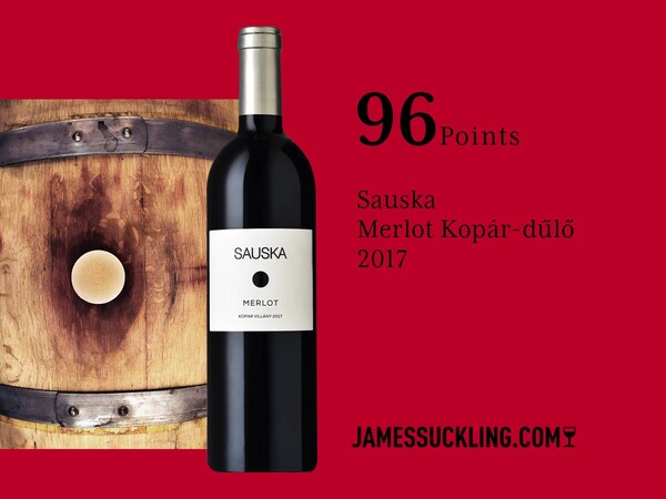 A Sauska Merlot Kopár 2017 a világ 100 legjobb ár-érték arányú borainak listáján